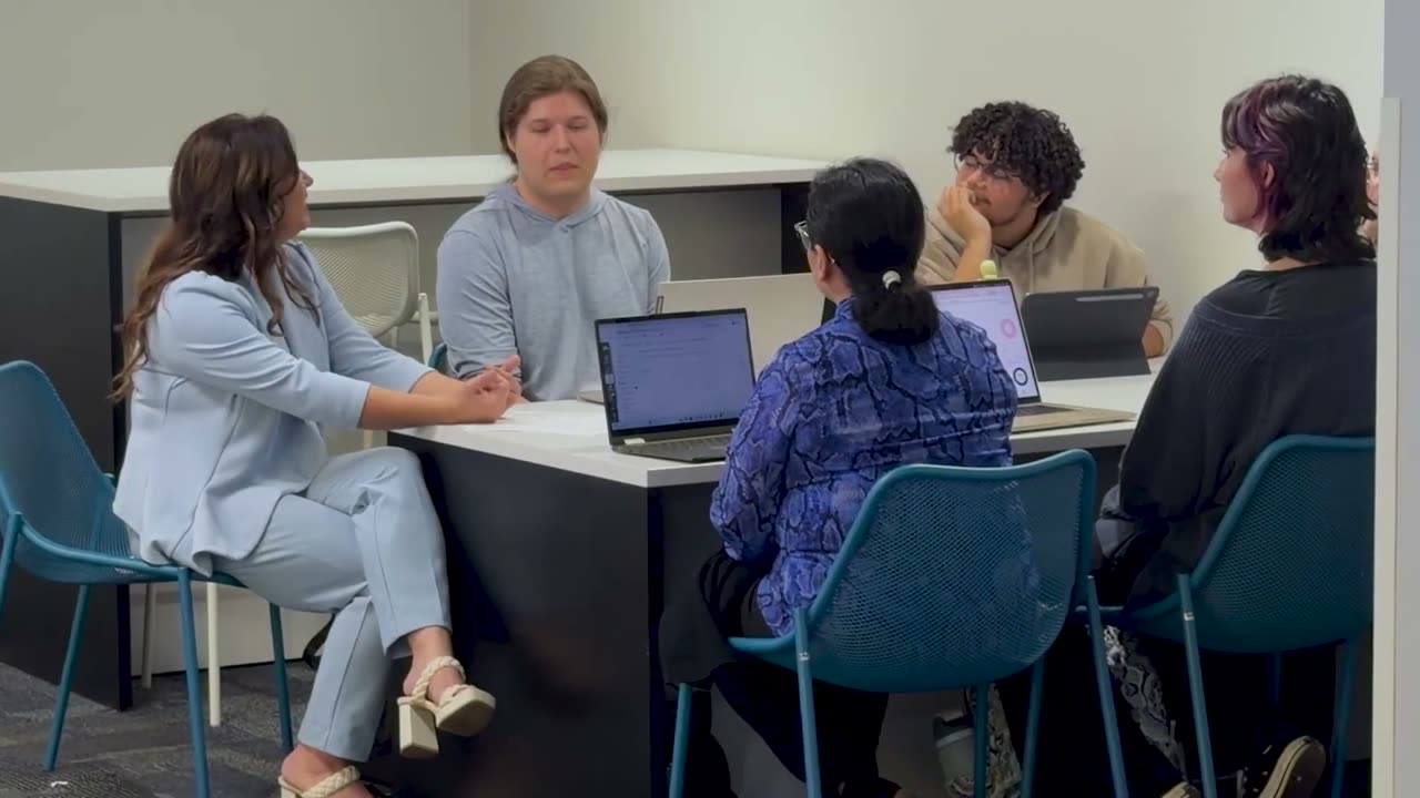 Dr. Perez teaching a small group — Wellness Mindset on MDC-TV